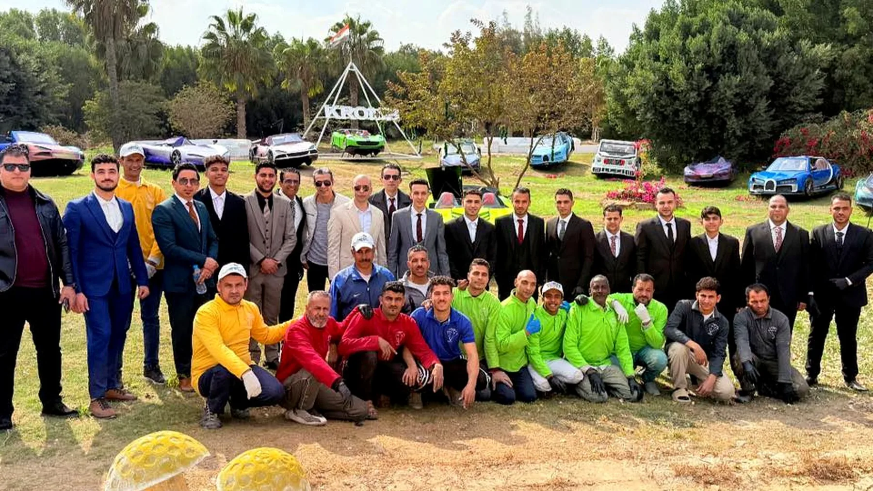 Jetcar Kromh manufacturing team in Egypt