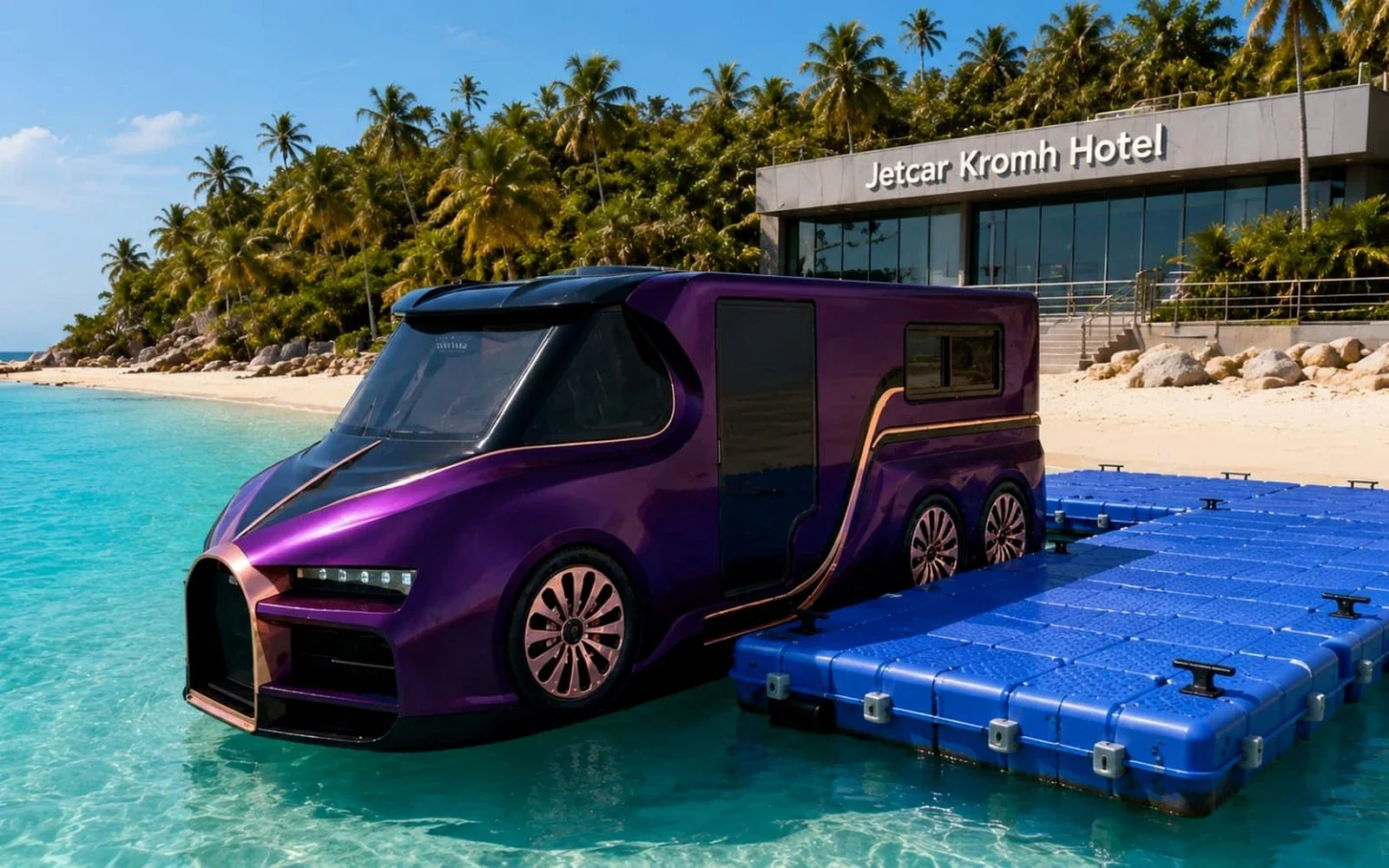 TYPE MB Jetcar on water
