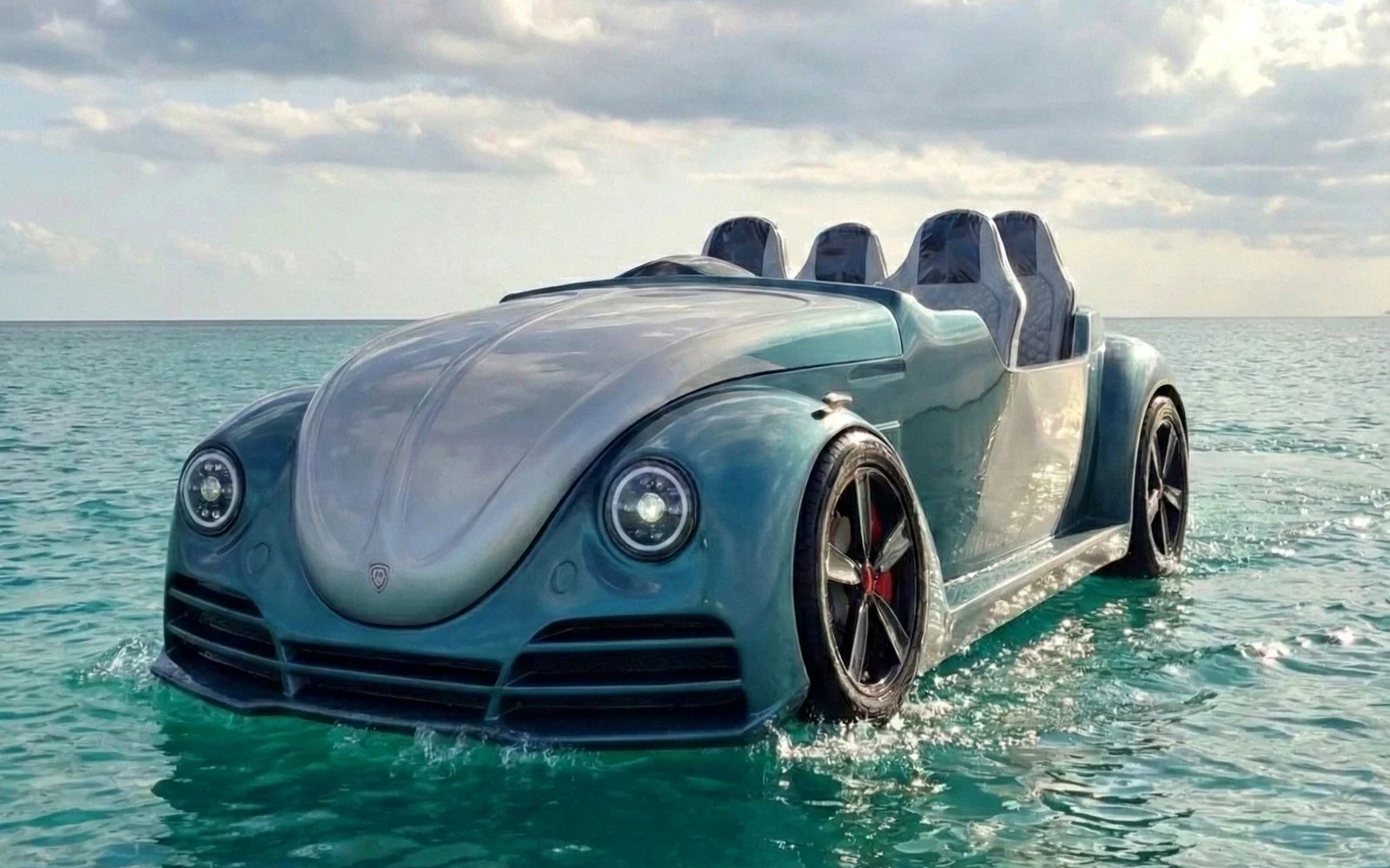 TYPE VW Jetcar on water